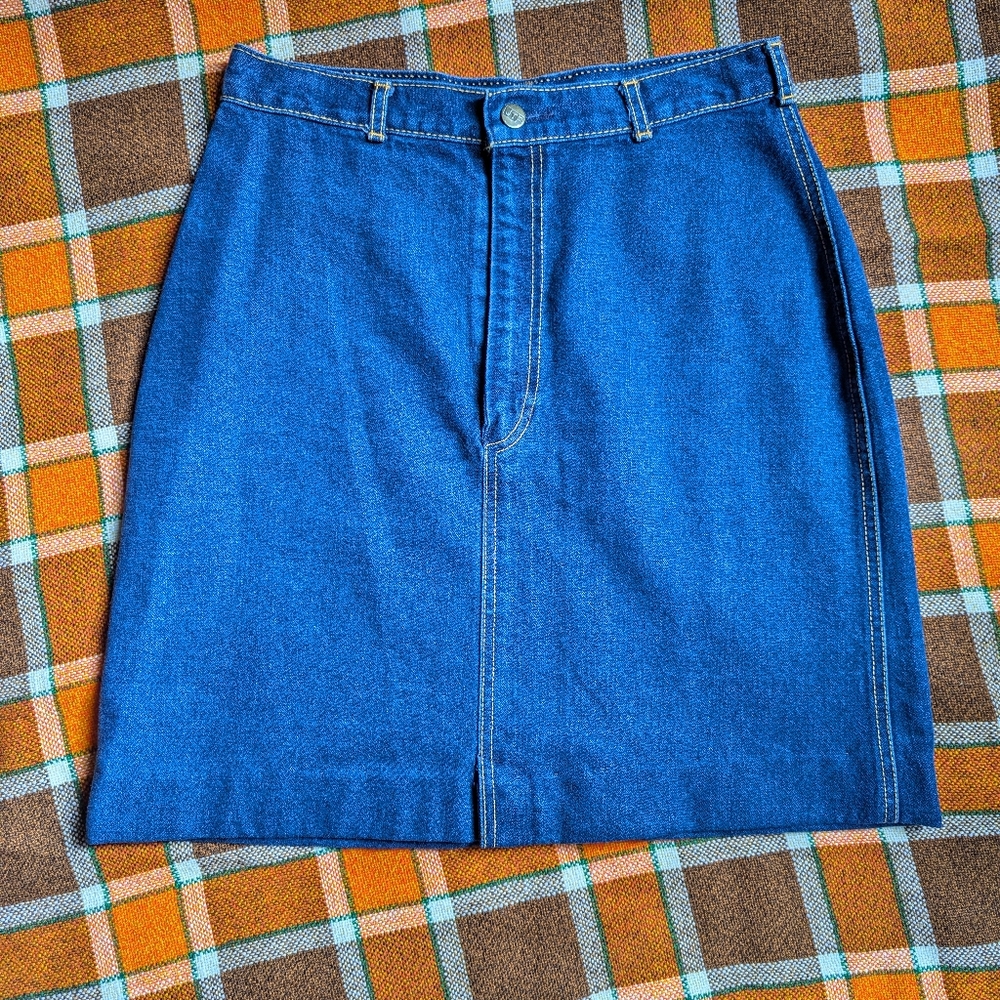 Vintage jeans skirt